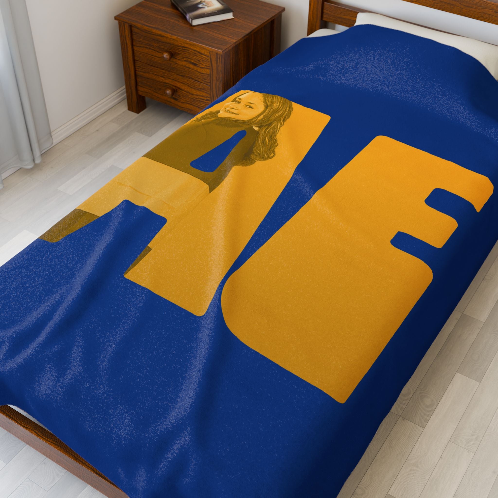 Alexa Escamilla Velveteen Plush Blanket