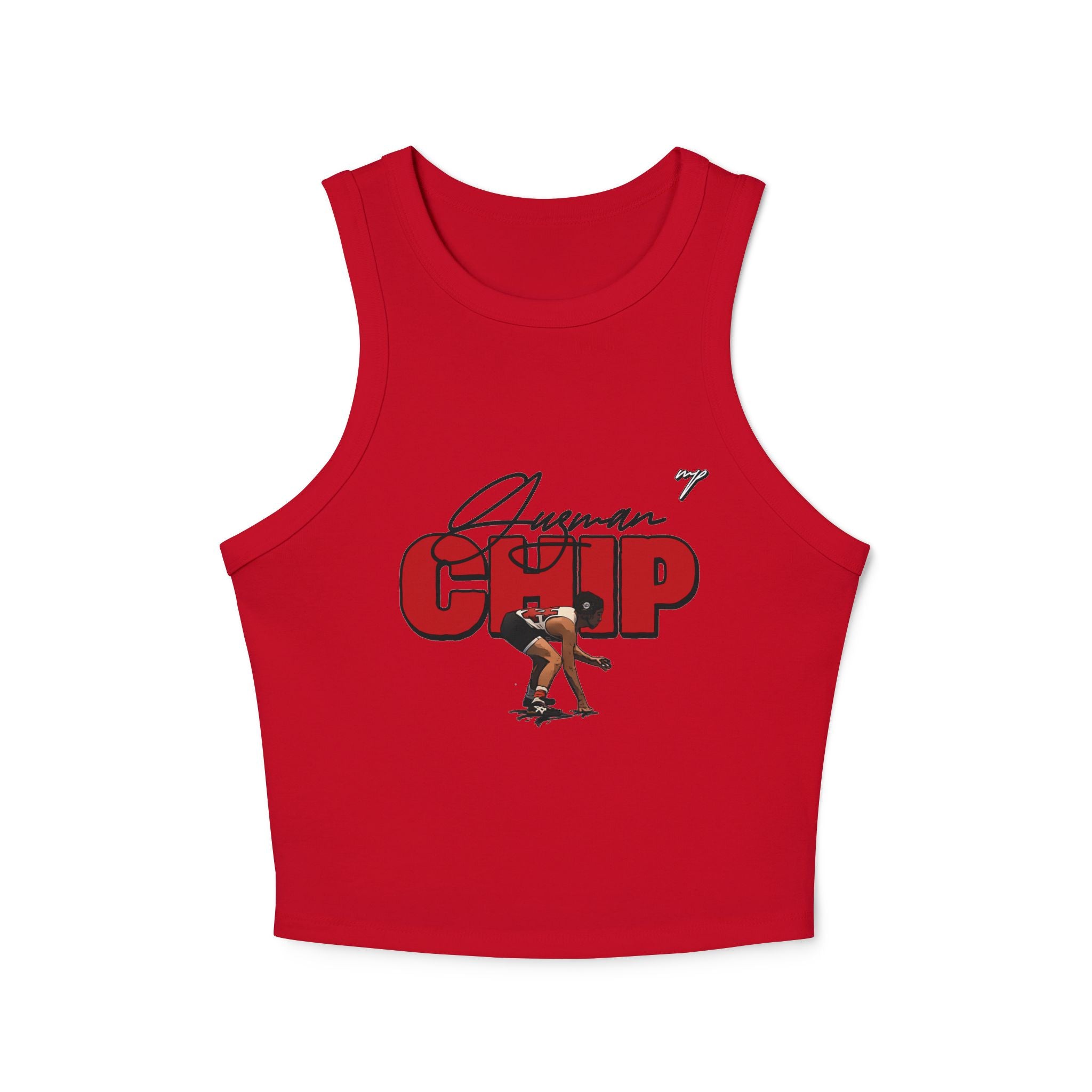 Chip Guzman Women's Micro Rib Racer Tank Top