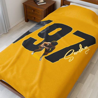 Josef Sanchez Velveteen Plush Blanket