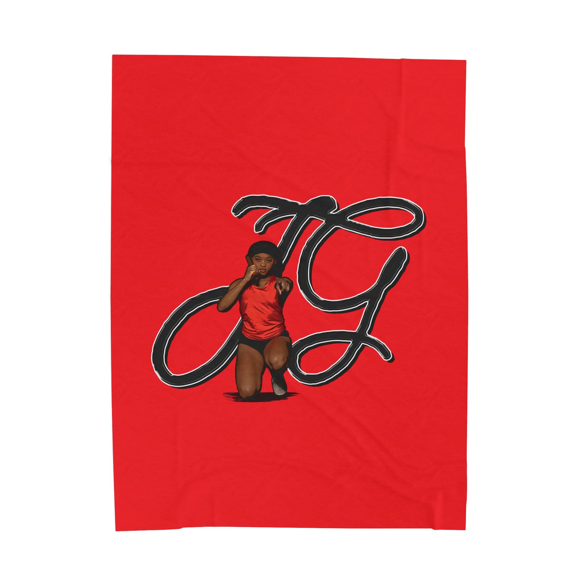 Jaida Garrett Velveteen Plush Blanket