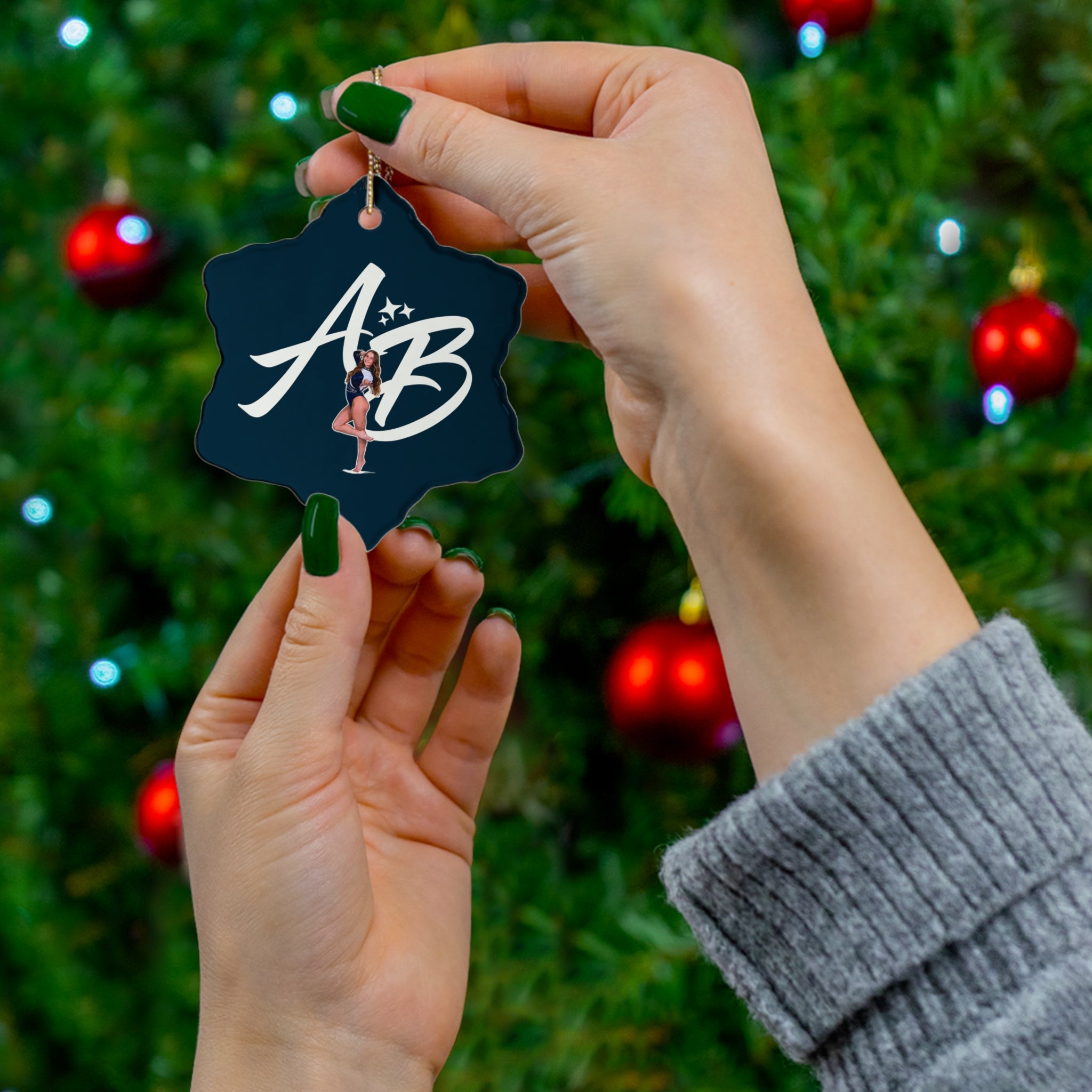 Anabelle Dewey Ceramic Ornament