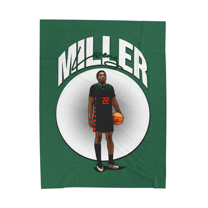 Larenz Miller Velveteen Plush Blanket