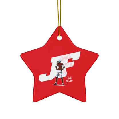 Justin Faulkner Ceramic Ornament