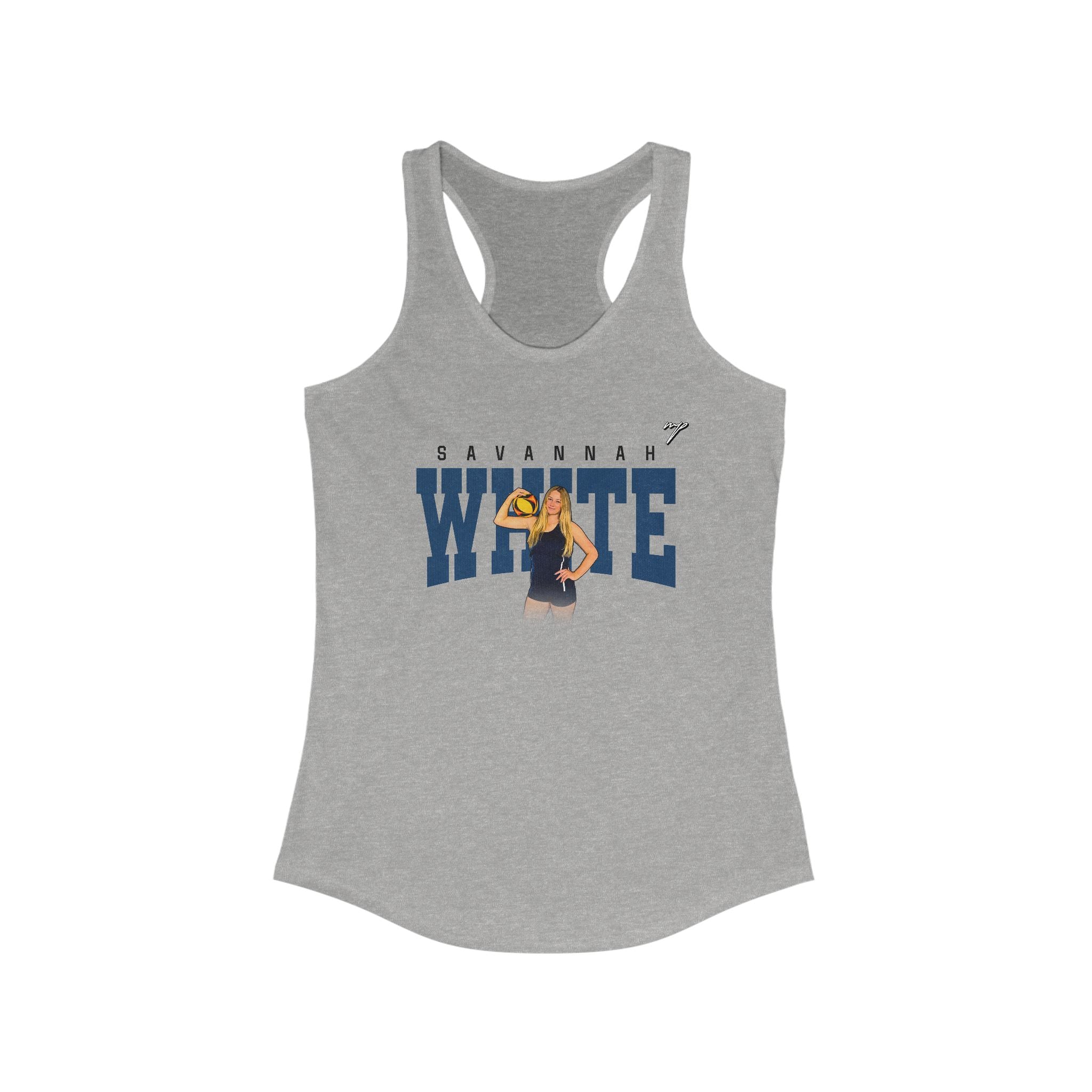 Savannah White Women's Racerback Tank