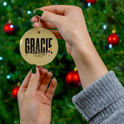Gracie Kelsey Ceramic Ornament