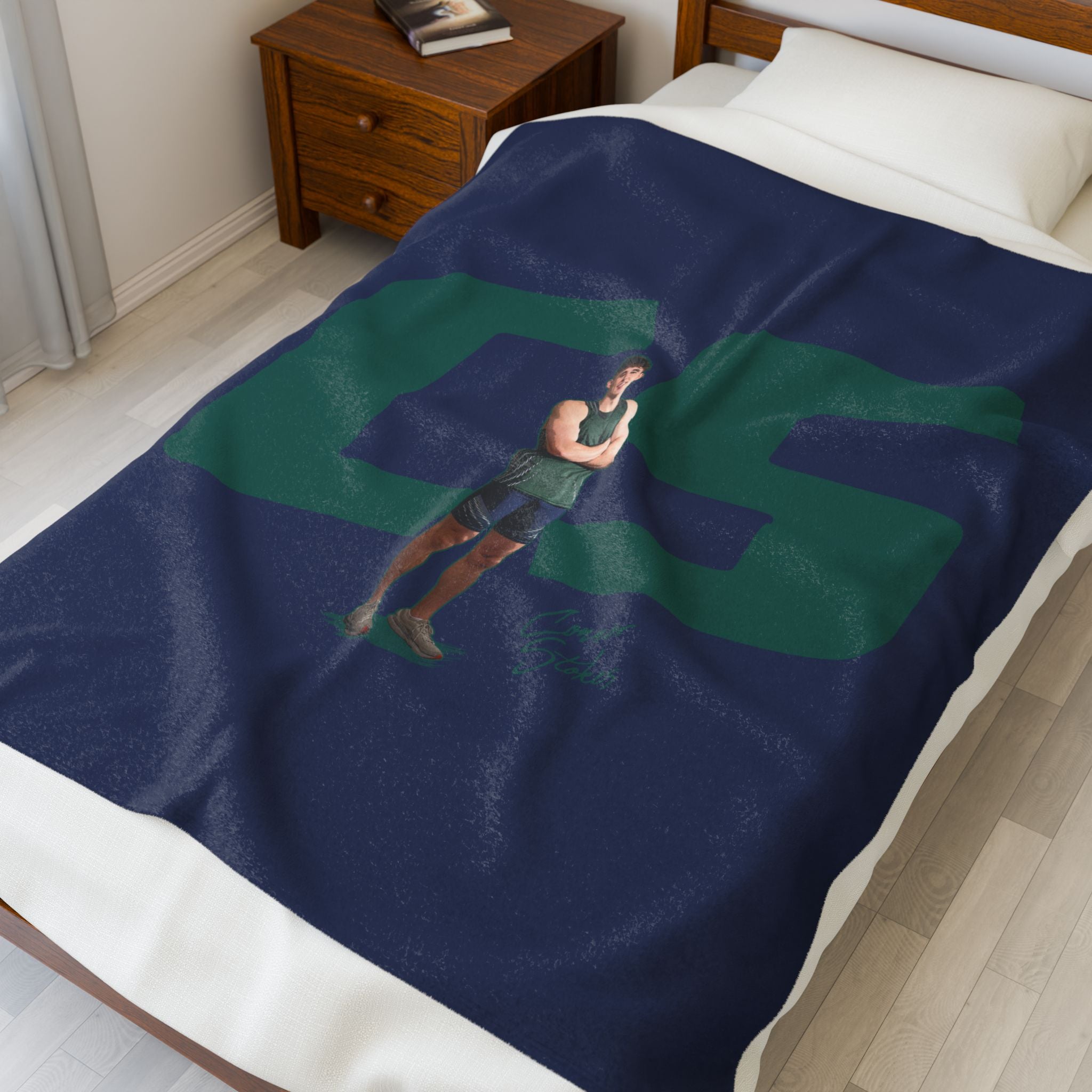 Connor Stokes Velveteen Plush Blanket