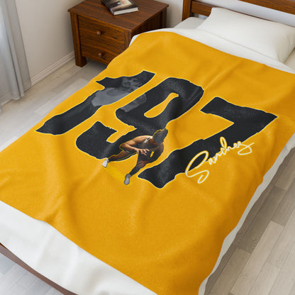 Josef Sanchez Velveteen Plush Blanket