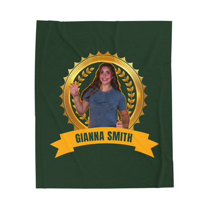 Gianna Smith Velveteen Plush Blanket