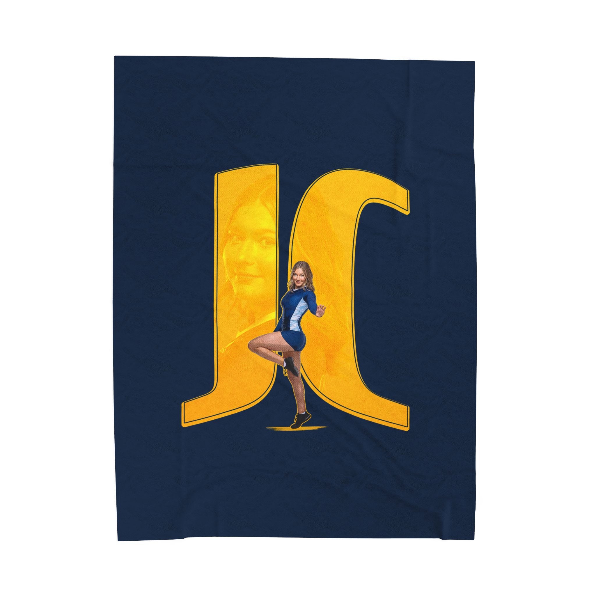 Jillian Collin Velveteen Plush Blanket