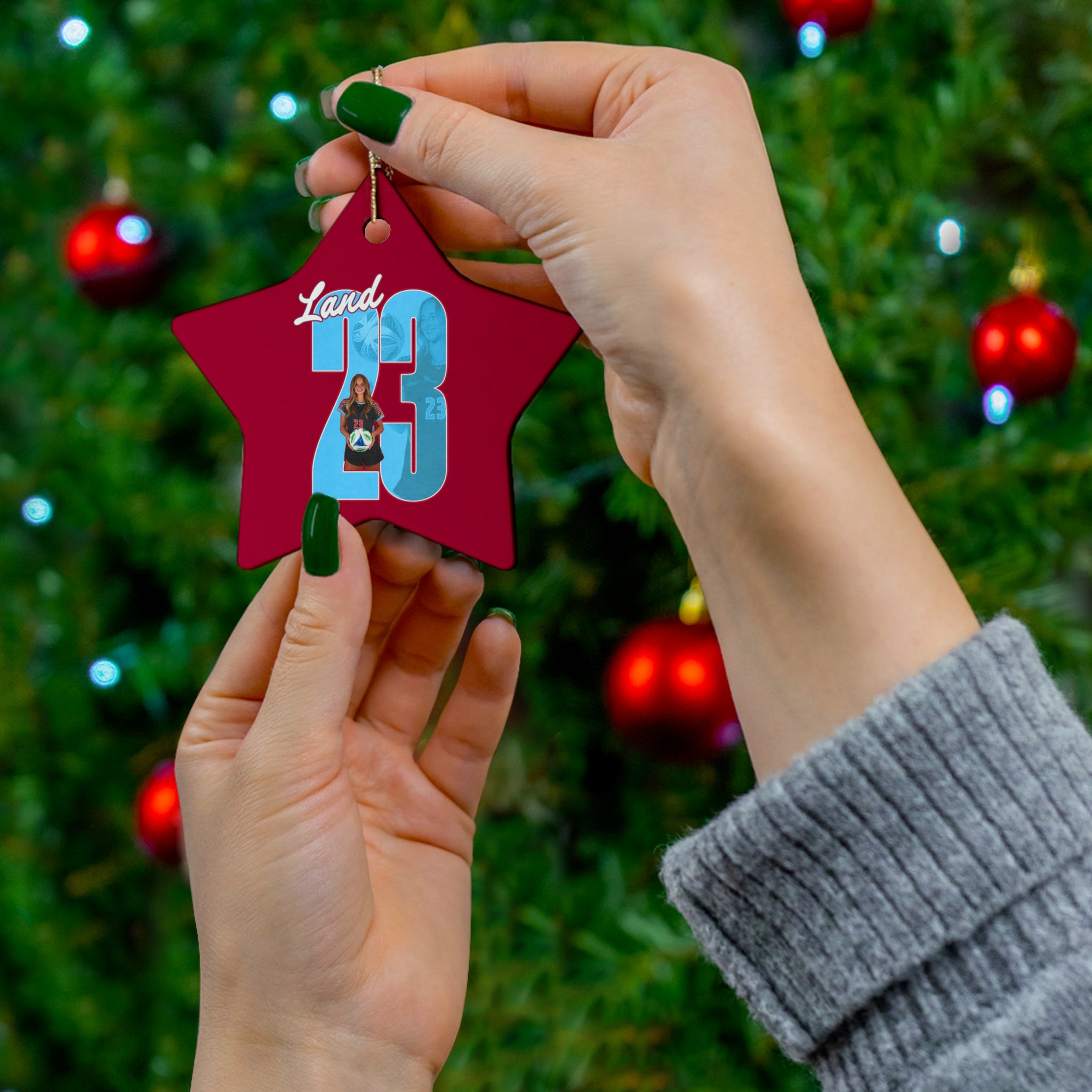 Maci Land Ceramic Ornament