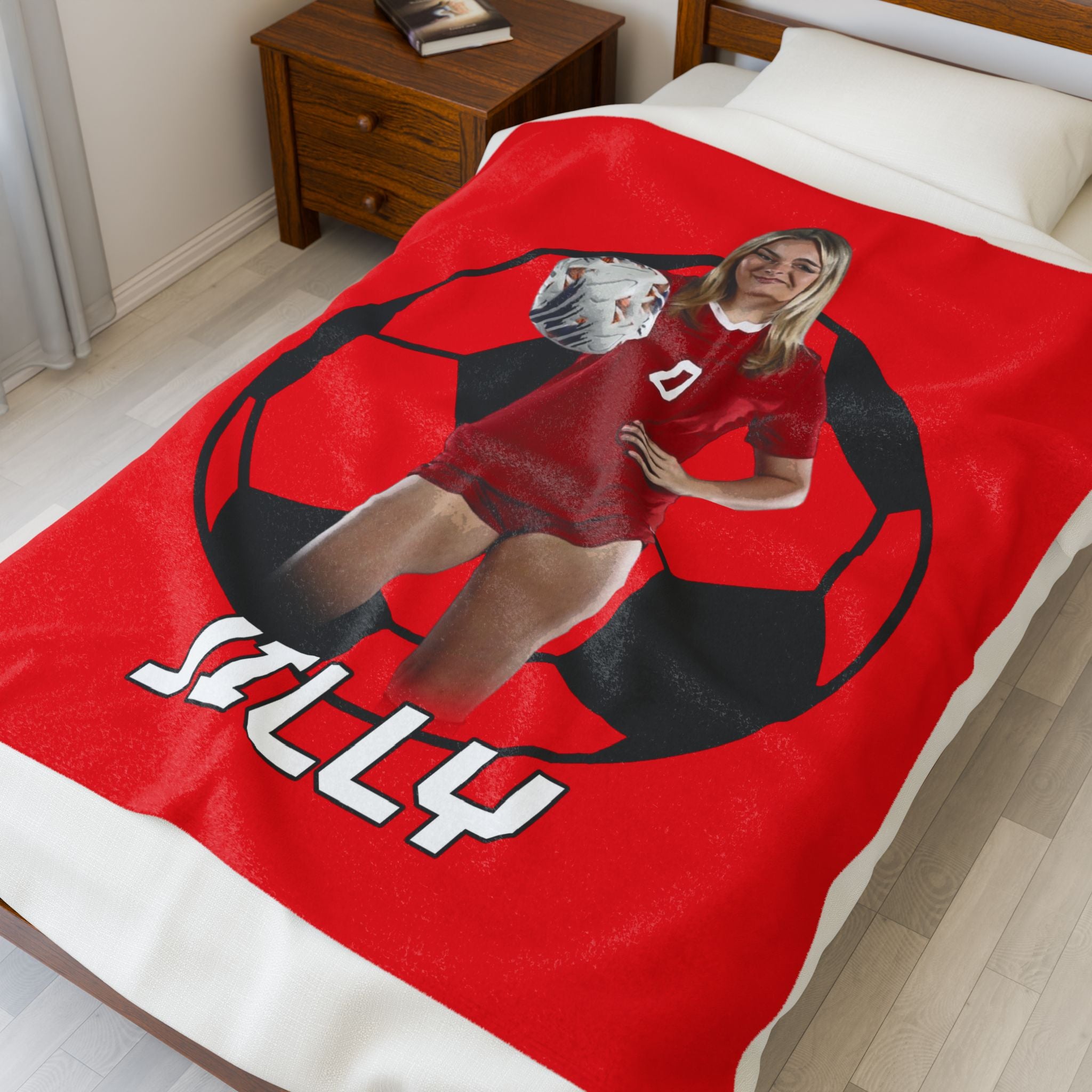 Jillian Barth Velveteen Plush Blanket