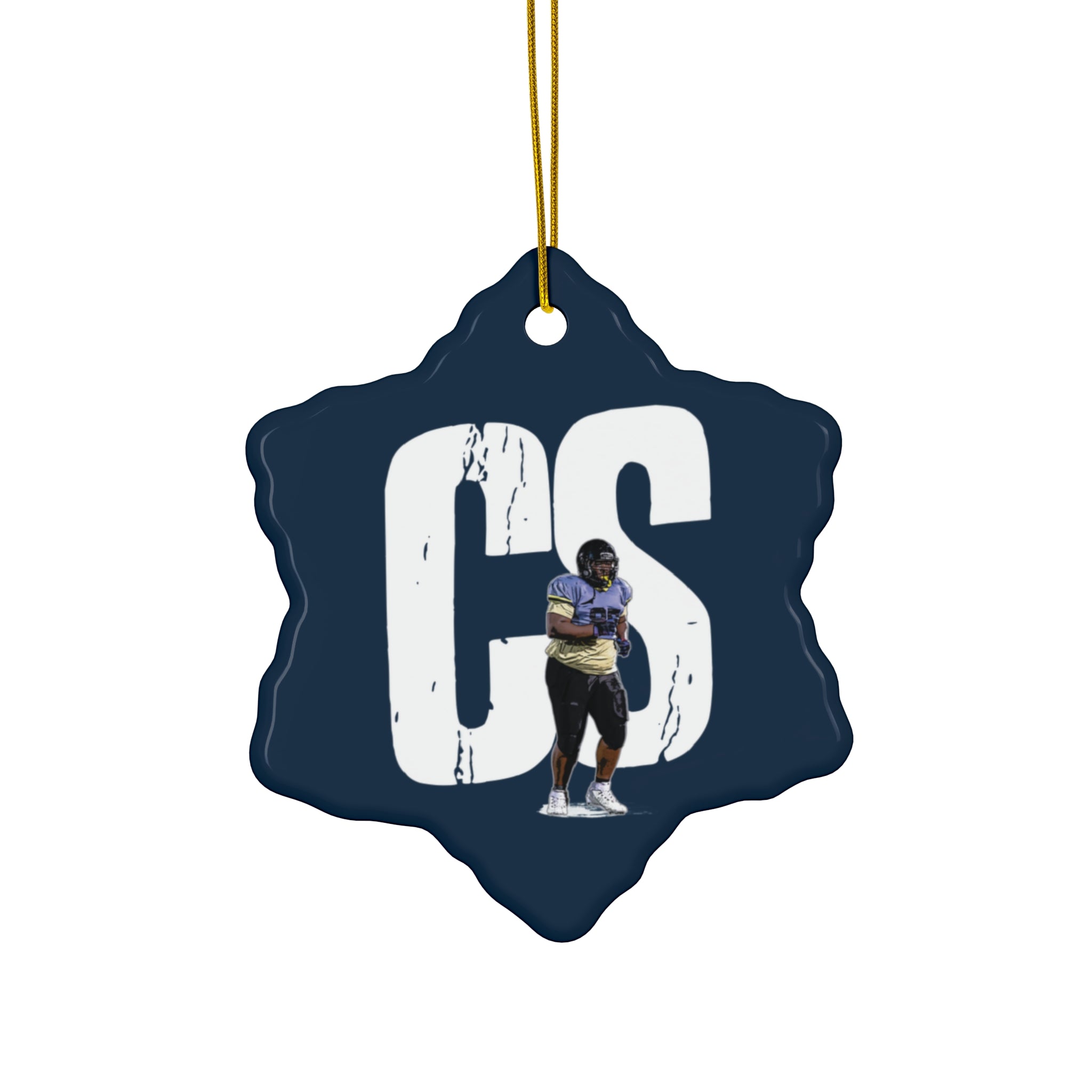 Cam Sledge Ceramic Ornament