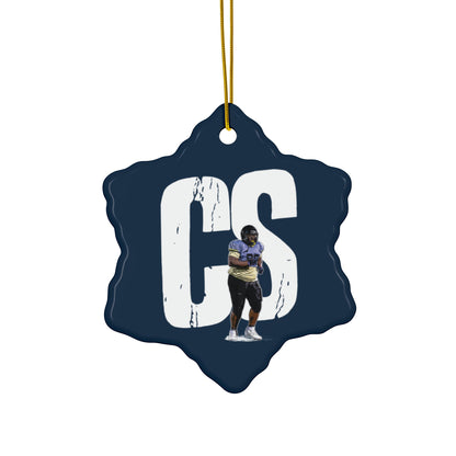 Cam Sledge Ceramic Ornament