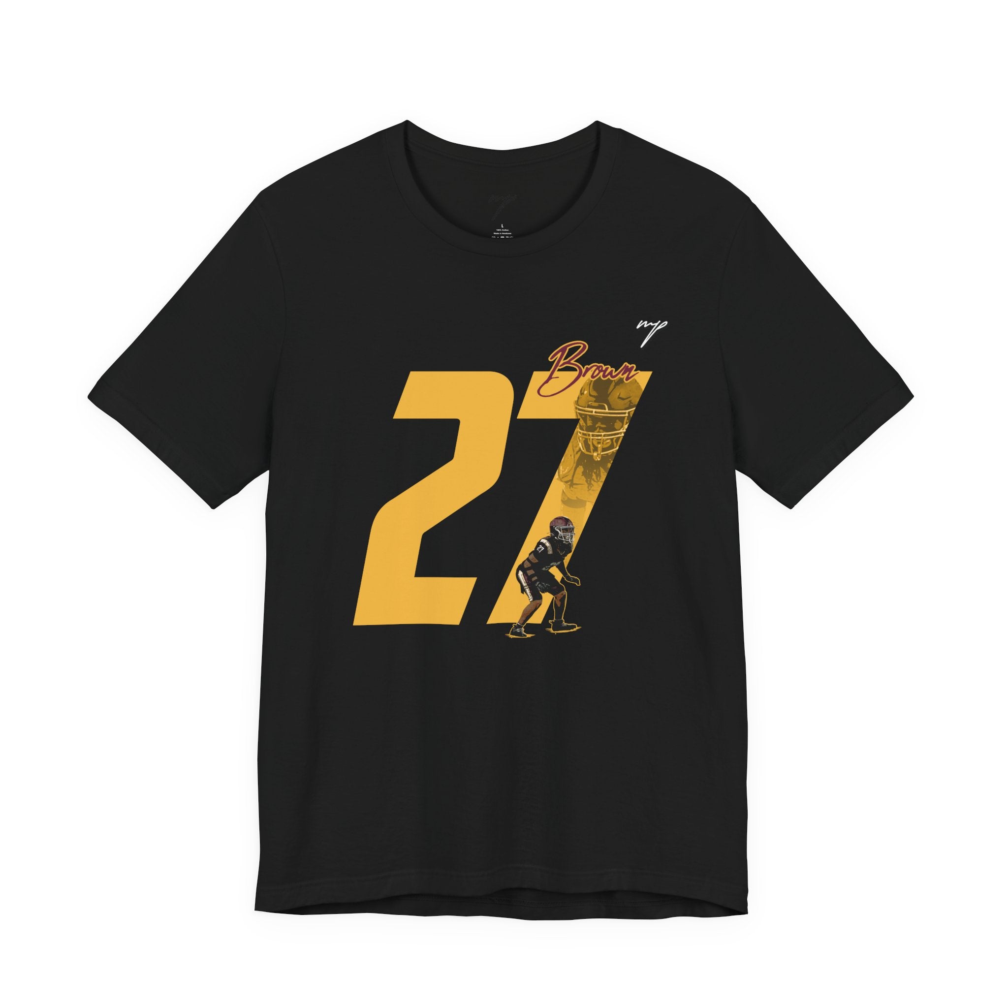 Reiheem Brown Graphic Tee