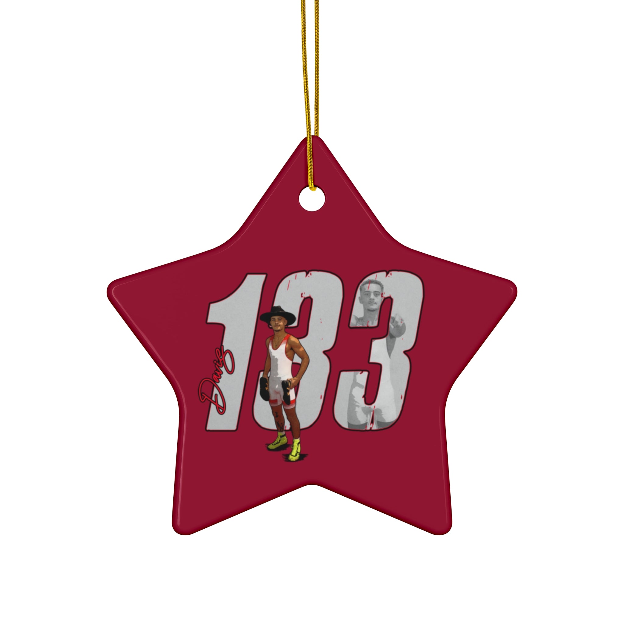 CJ Davis Ceramic Ornament