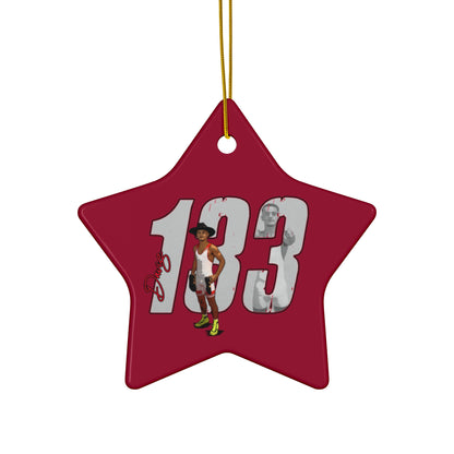 CJ Davis Ceramic Ornament
