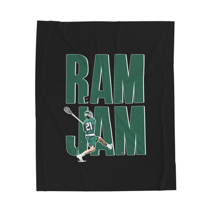 Xavier Dockery Velveteen Plush Blanket