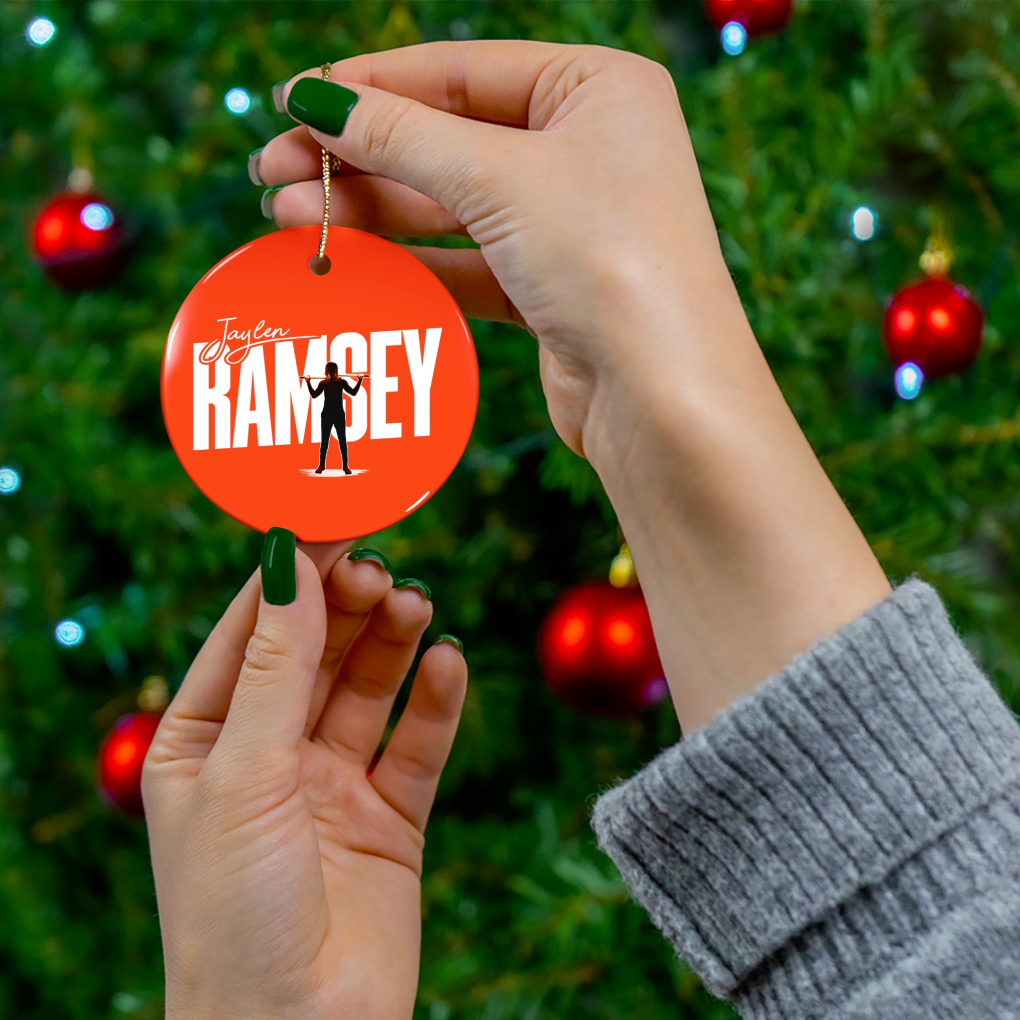 Jaylen Ramsey Ceramic Ornament