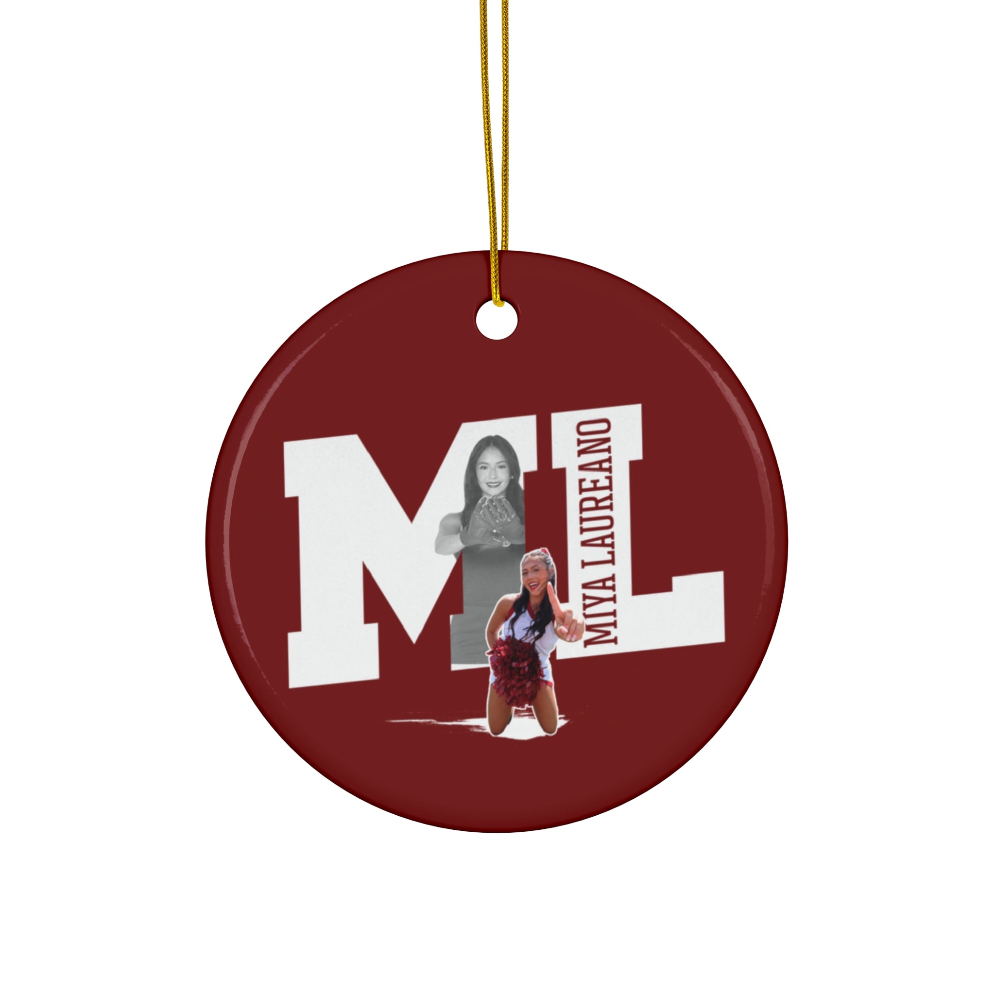 Miya Laureano Ceramic Ornament