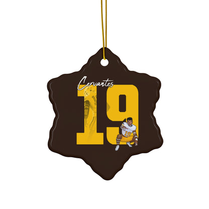 Connor Cervantes Ceramic Ornament