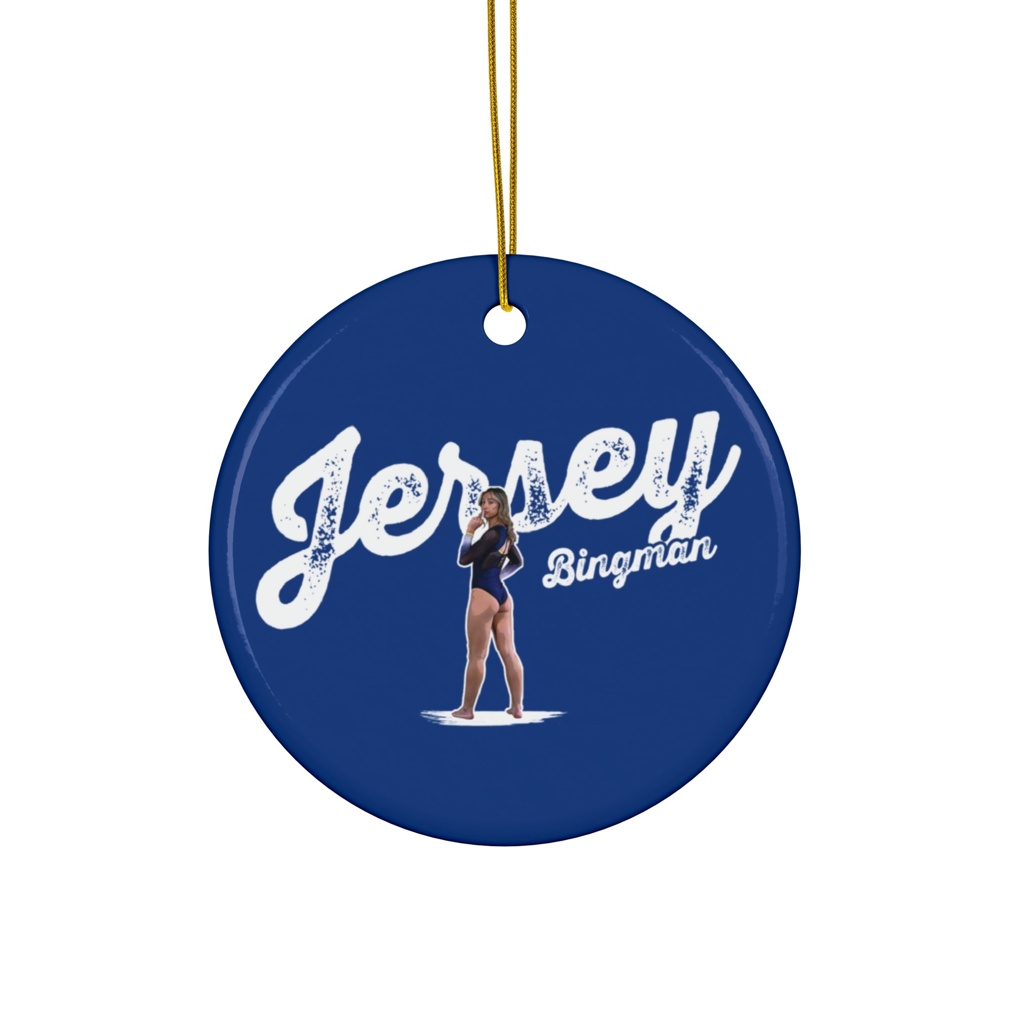 Jersey Bingman Ceramic Ornament