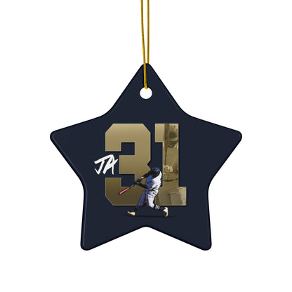 Justin Austin Ceramic Ornament