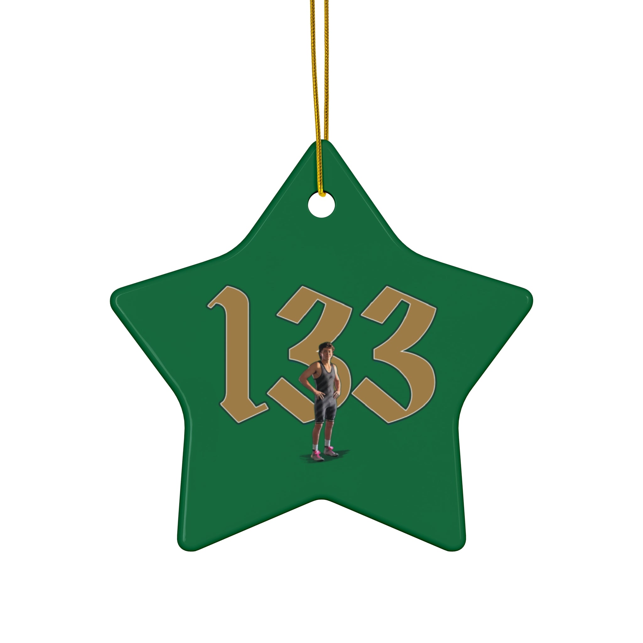 Zack Samano Ceramic Ornament