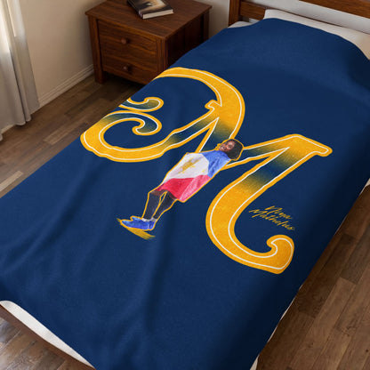 Nina Mathelus Velveteen Plush Blanket
