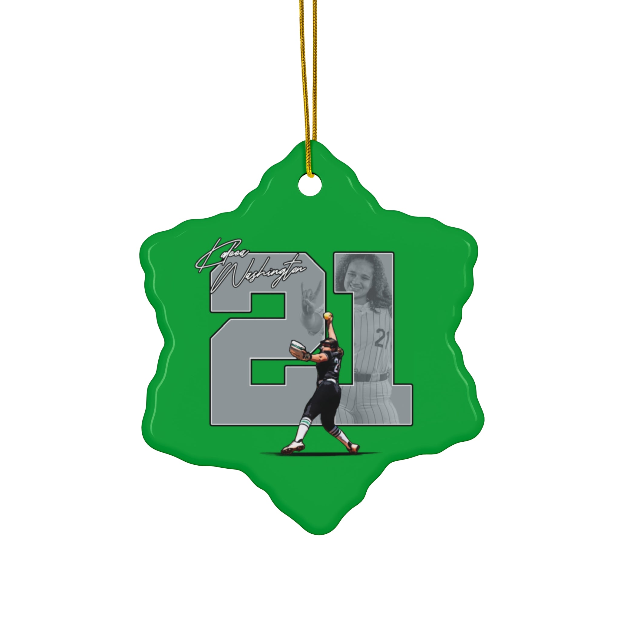 Kaleea Washington Ceramic Ornament