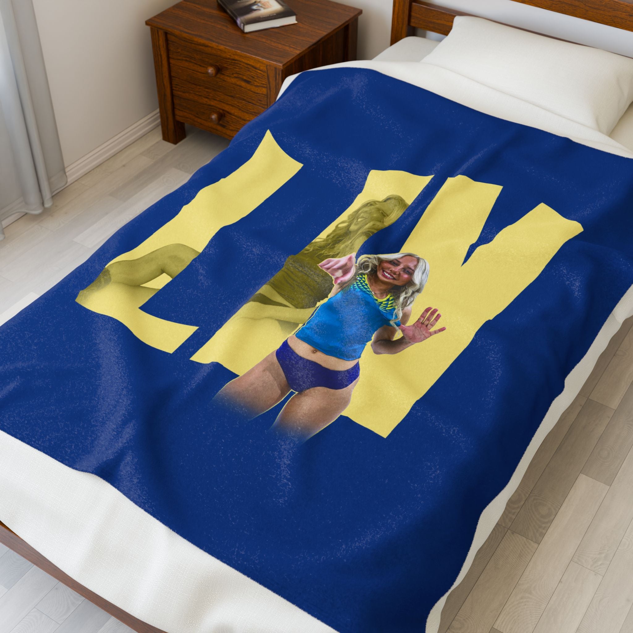 Olivia Priddy Velveteen Plush Blanket
