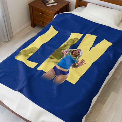 Olivia Priddy Velveteen Plush Blanket