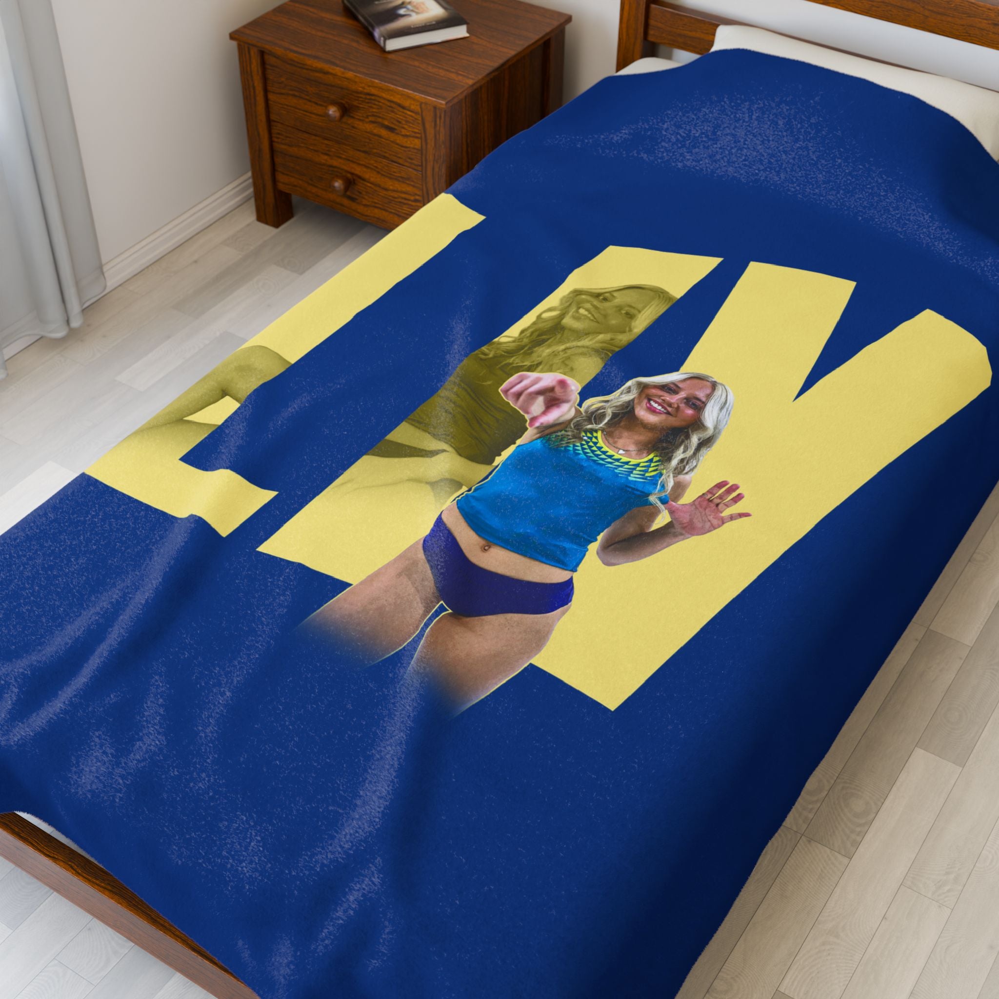 Olivia Priddy Velveteen Plush Blanket