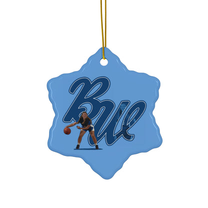 Brailee Wood Ceramic Ornament