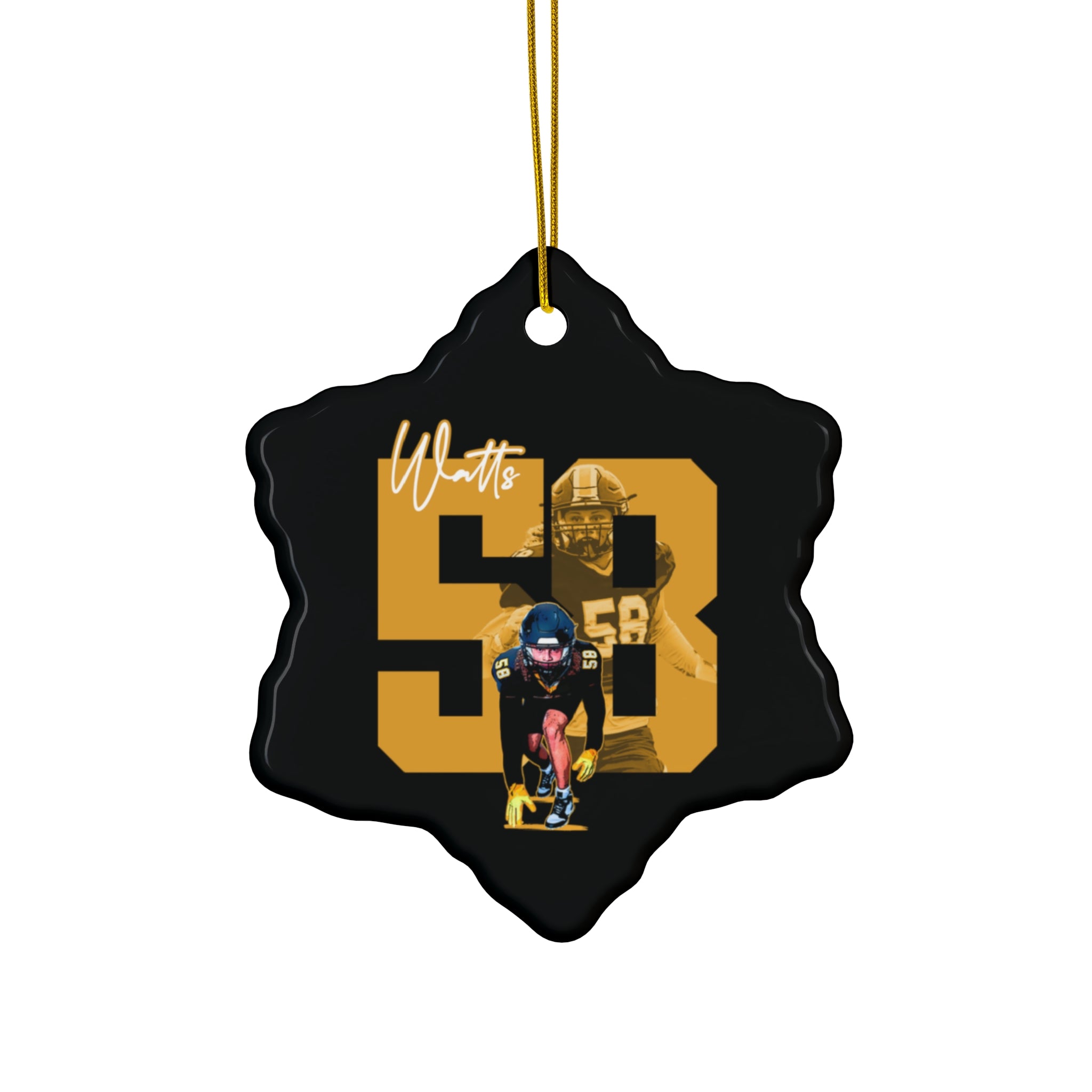 Kaden Watts Ceramic Ornament