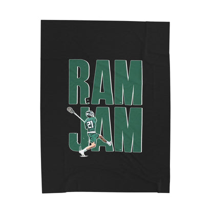 Xavier Dockery Velveteen Plush Blanket