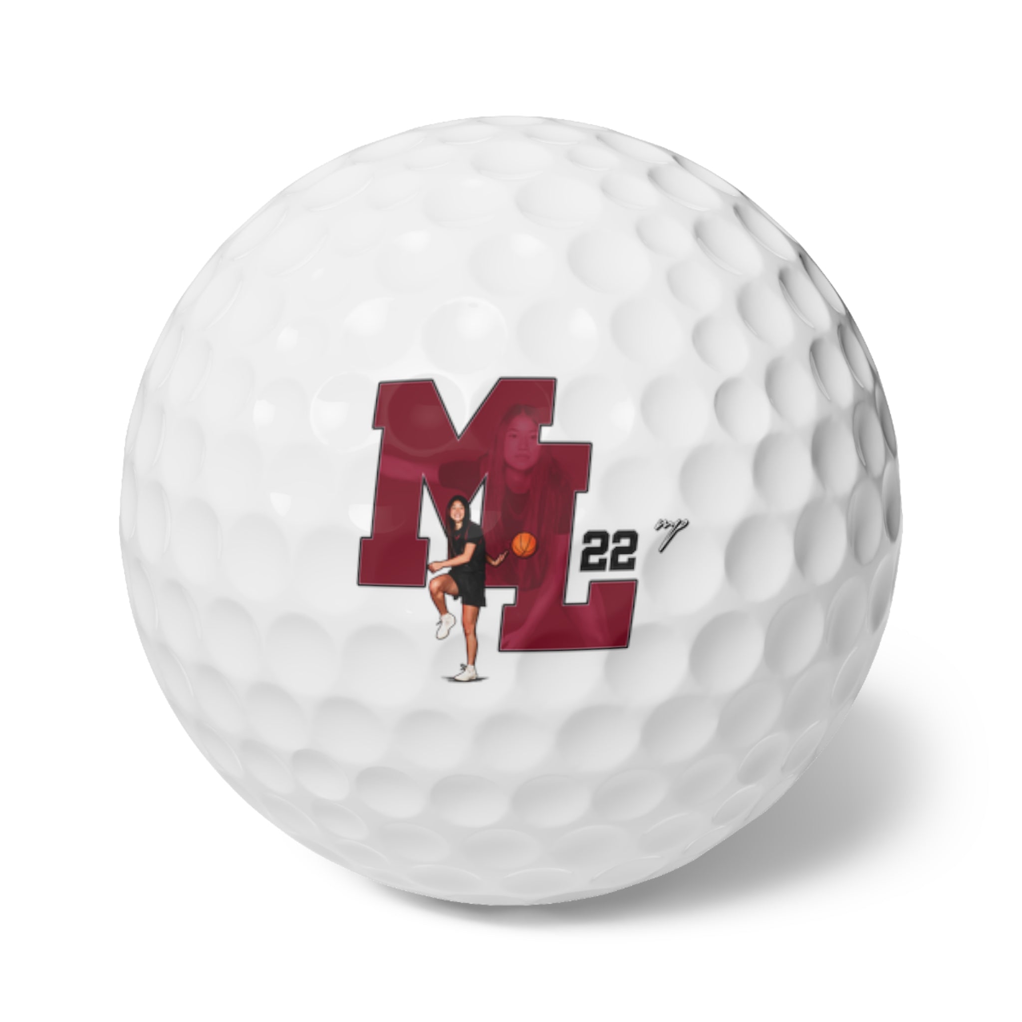 Madi Lumsden Golf Balls, 6pc