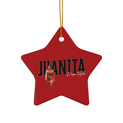 Juanita Duque Trujillo Ceramic Ornament