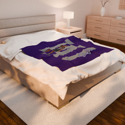 Moe Erdman Velveteen Plush Blanket