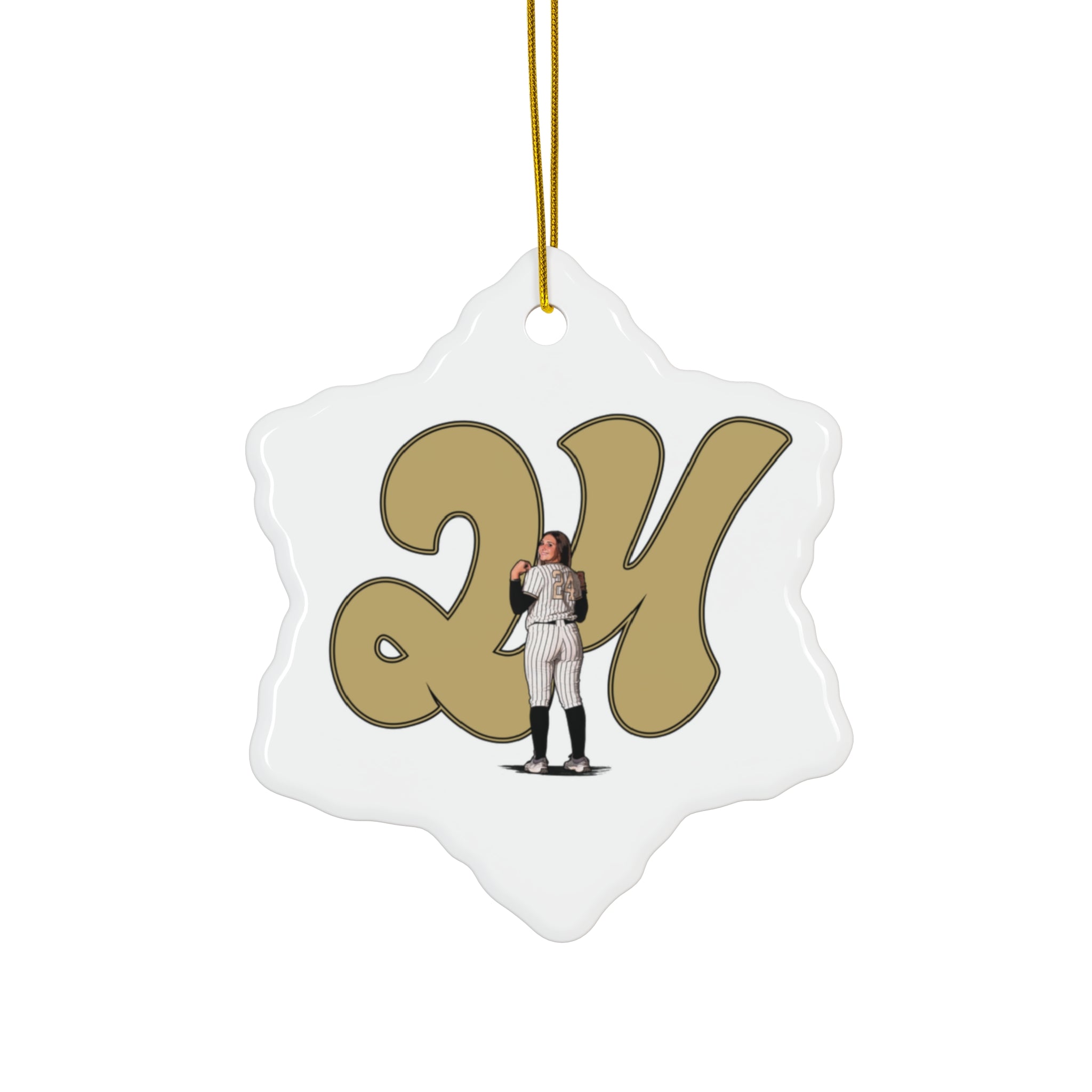 Gabi Casco Ceramic Ornament