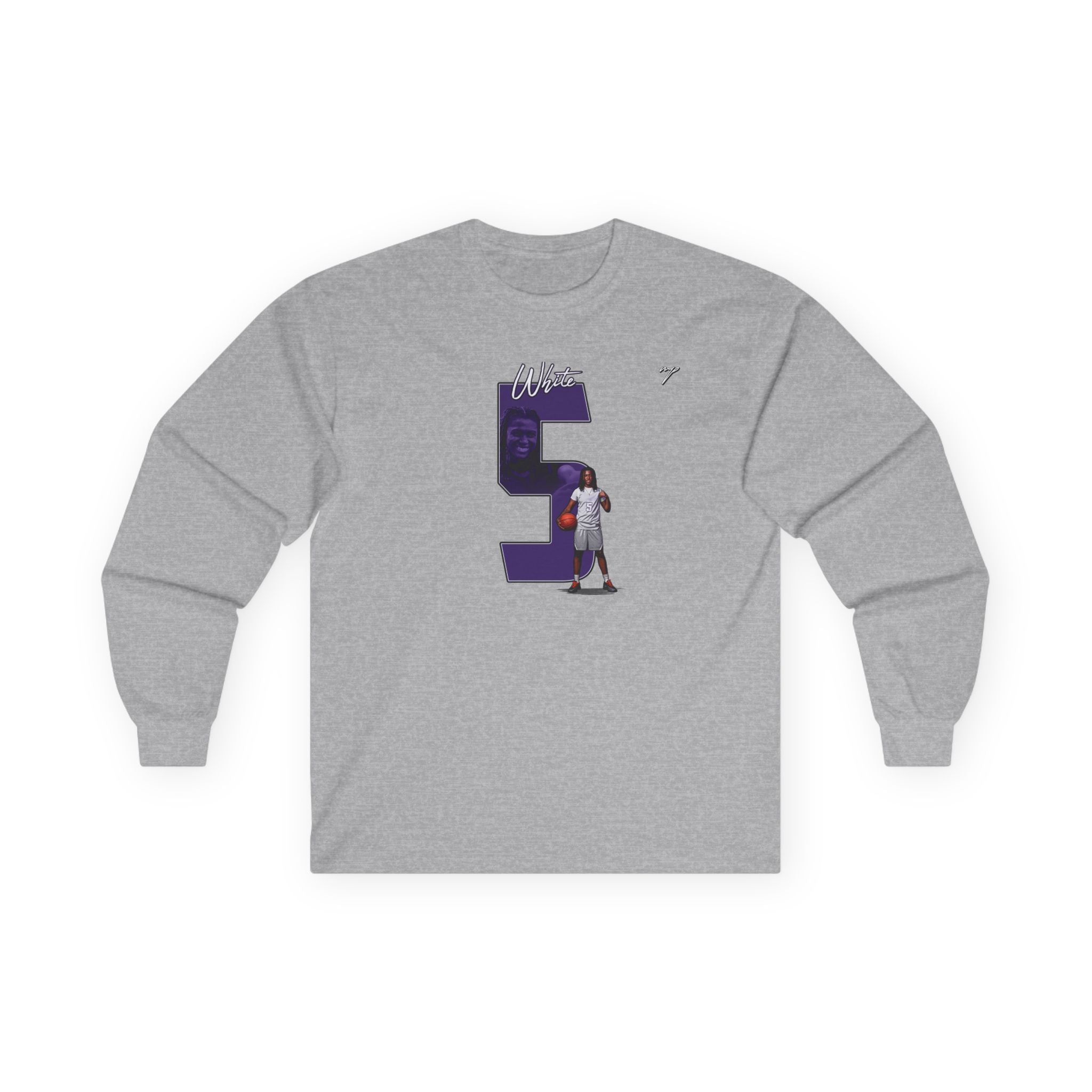 Ke'Niya White Long Sleeve Tee