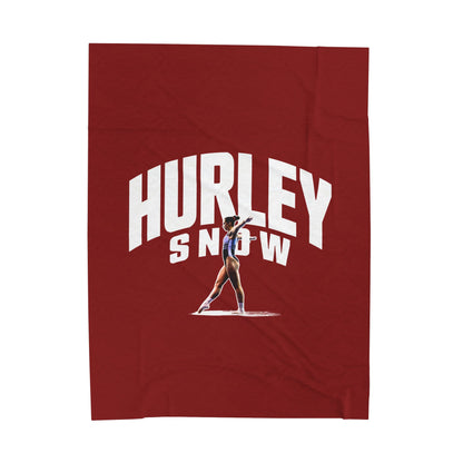 Hurley Snow Velveteen Plush Blanket