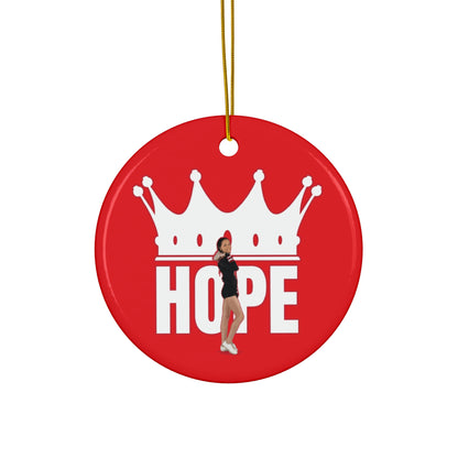 Hope Bockskopf Ceramic Ornament