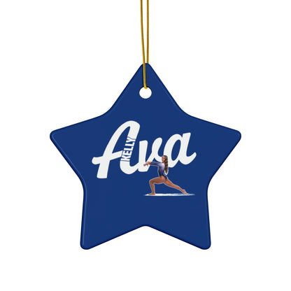 Ava Kelly Ceramic Ornament