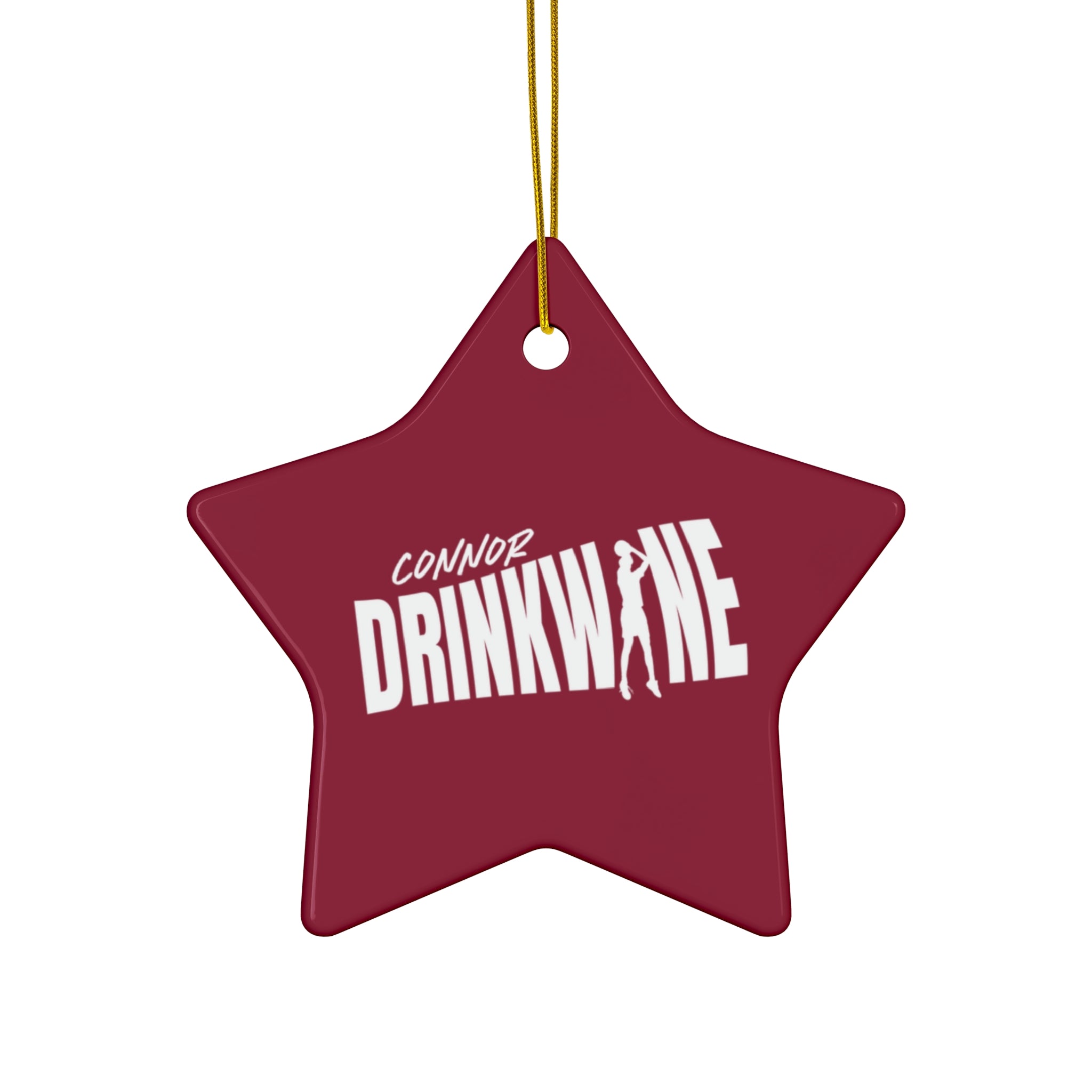 Connor Drinkwine Ceramic Ornament