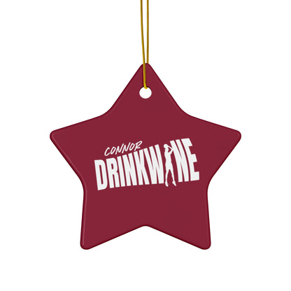 Connor Drinkwine Ceramic Ornament