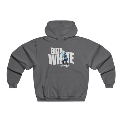 Eliza White Vintage Hoodie