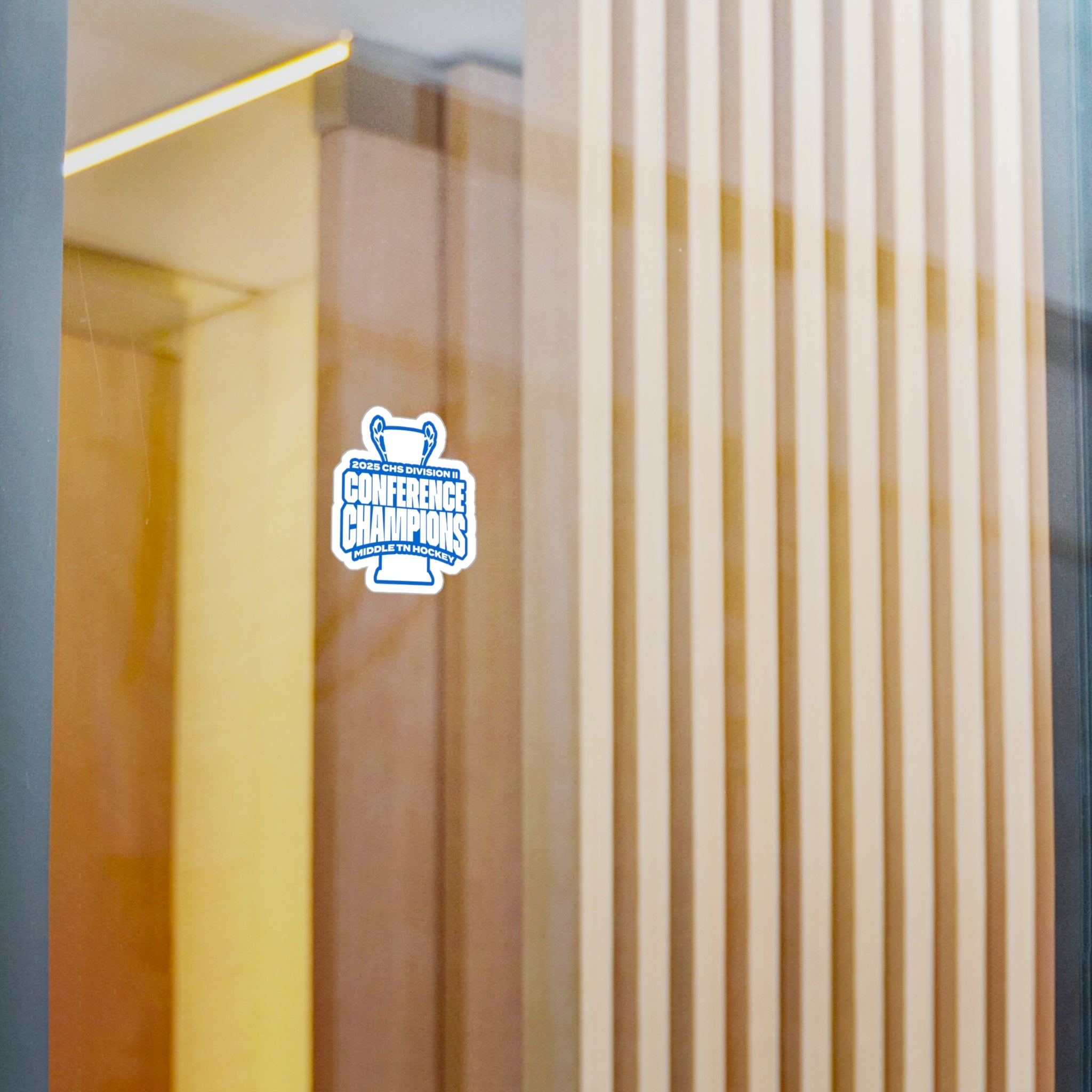 MTSU Hockey Conference Champs Vinyl Decals