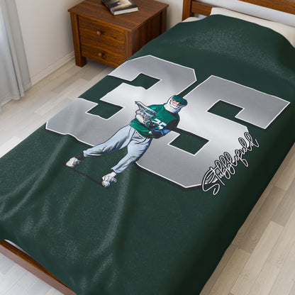 Drew Stubblefield Velveteen Plush Blanket