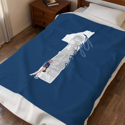 Josiah Palomino Velveteen Plush Blanket