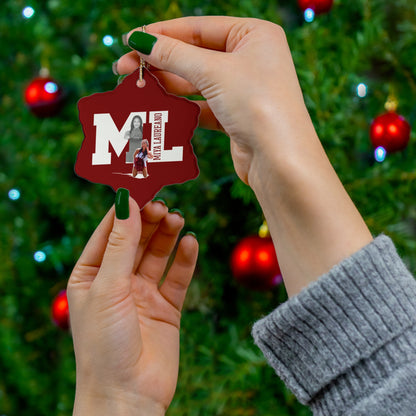 Miya Laureano Ceramic Ornament